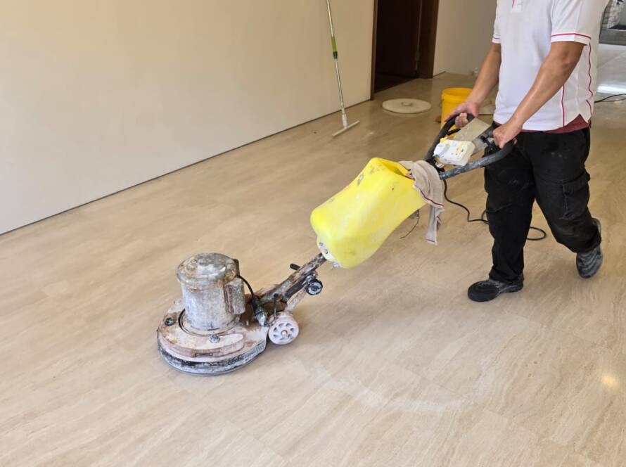 Marble floor polishing service in Singapore